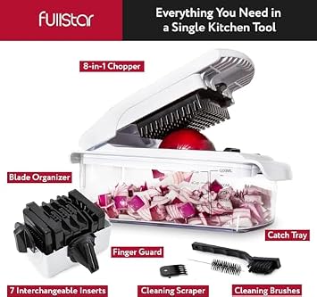 fullstar Bundle: Chopper And 2 Piece Silicone Lids