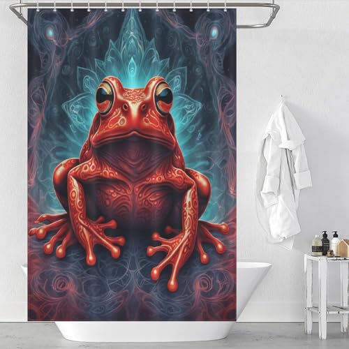 Rideau de douche séchage rapide et imperméable avec 12 crochets - 2