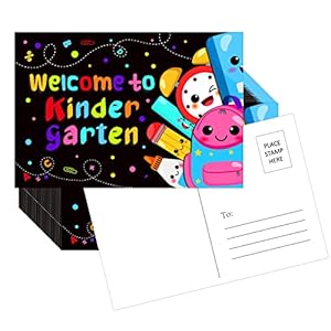 FLYAB 36Pcs Welcome to Kindergarten Postcards for Kids from Teacher 4"x6" Welcome Back to School Postcards Welcome to Our Class Postcards Welcome to Kindergarten Preschool Postcards Teacher Supplies FLYAB 36Pcs Welcome to Kindergarten Postcards for Kids from Teacher 4×6 Welcome Back to School Postcards Welcome to Our Class Postcards Welcome to Kindergarten Preschool Postcards Teacher Supplies
