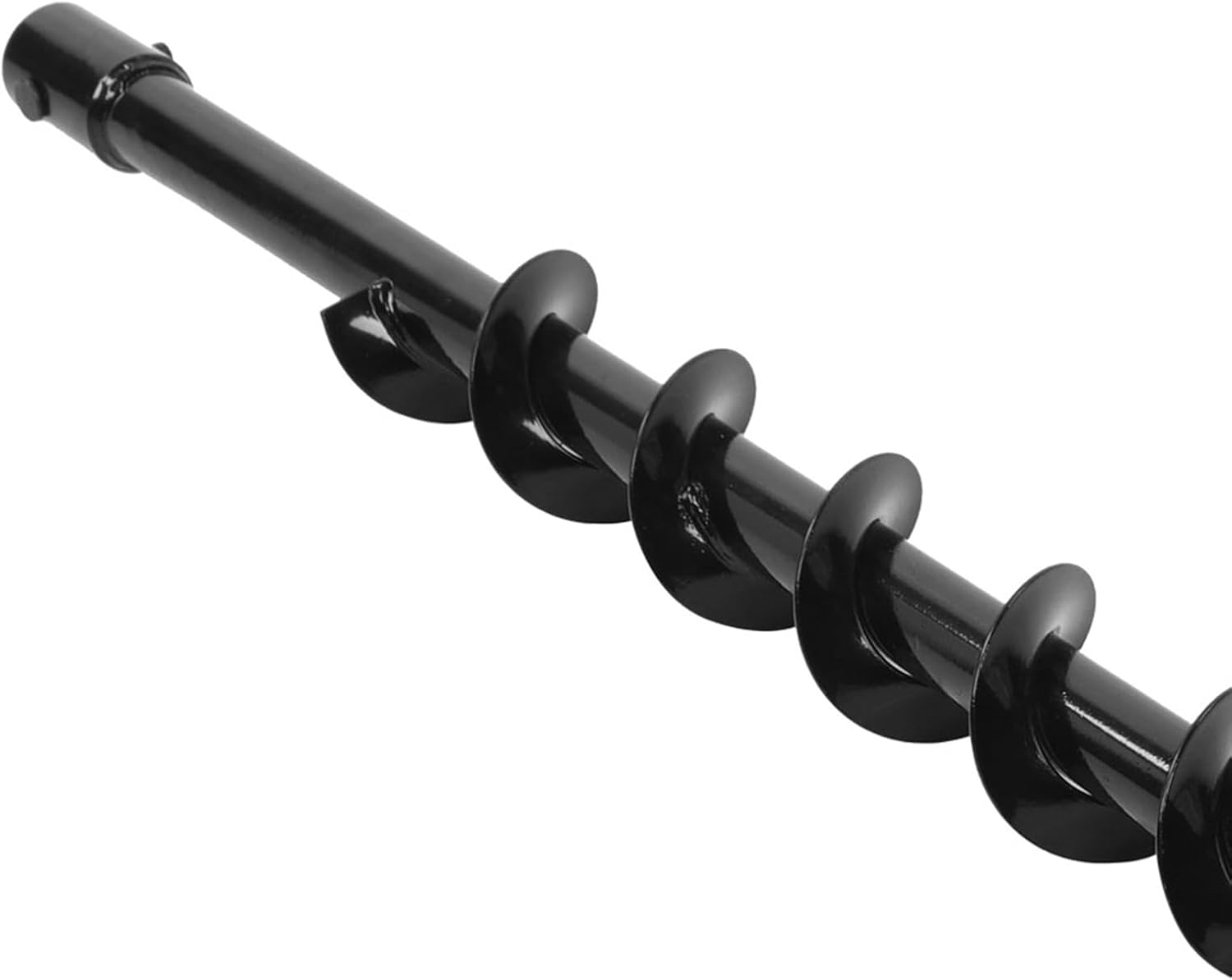 Sonew Steel Earth Auger Drill Bit Hole Digger Single for Planting Trees and Turning Soil