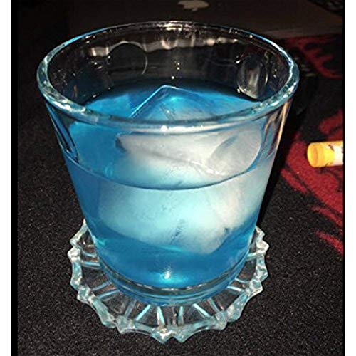 Home-Complete Large Ice Molds Silicone Trays Makes 8, 2”x 2” Big Cubes BPA-Free, Flexible-Chill Water, Lemonade, Cocktails, and More, Black(Pack Of 2) - Thumbnail 5