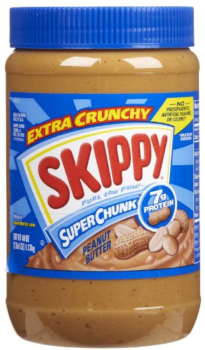 SKIPPY Peanut Butter, Super Chunk, 40 Ounce