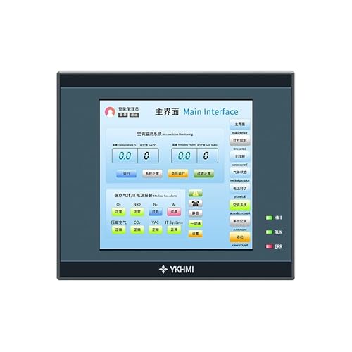 PLC HMI All in One Integrated Programmable Logic Controller H3G-18MR, 4 Inch TFT Display, Built-in 2AD 2DA and 2NTC10K Temperature, 4 Channel High Speed, 1 Modbus RS485 (F420-H3G-B-RS485)
