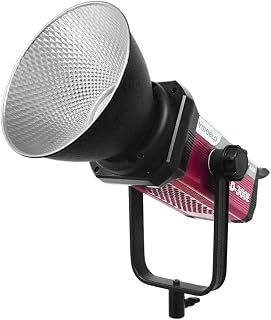 Yidoblo Photography Lighting 300W Bi-Color Studio Lights with 45Â°Standard Reflector CCT 2700~7500K 12Lighting Scenes App Control LED Video Light (ZD-300 E Rose)