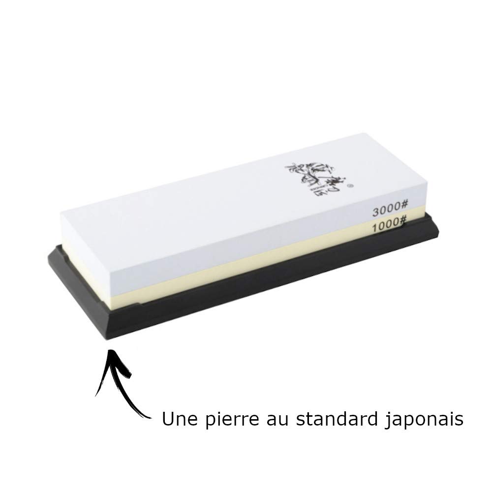 Chroma France Keep Sharp Pierre à aiguiser 1000/3000 pour couteaux japonais