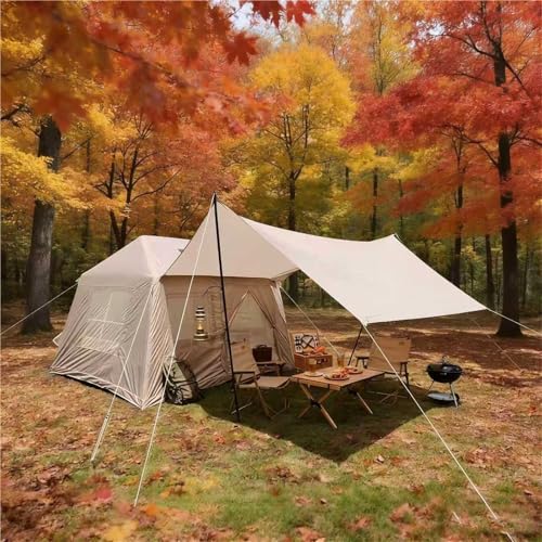 Carpa inflable para camping, impermeable y a prueba de viento miniatura 1