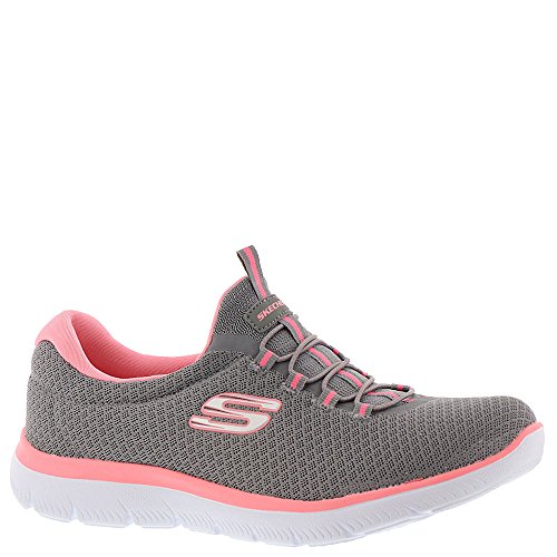 Image of Skechers Sport Women's Summits Sneaker,grey /pink,6.5 M US