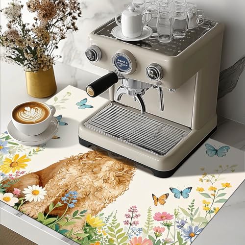 Image of HOMETITUTE Spring Stove Top Cover 28x20 Dog Heat Resistant Protector Mat