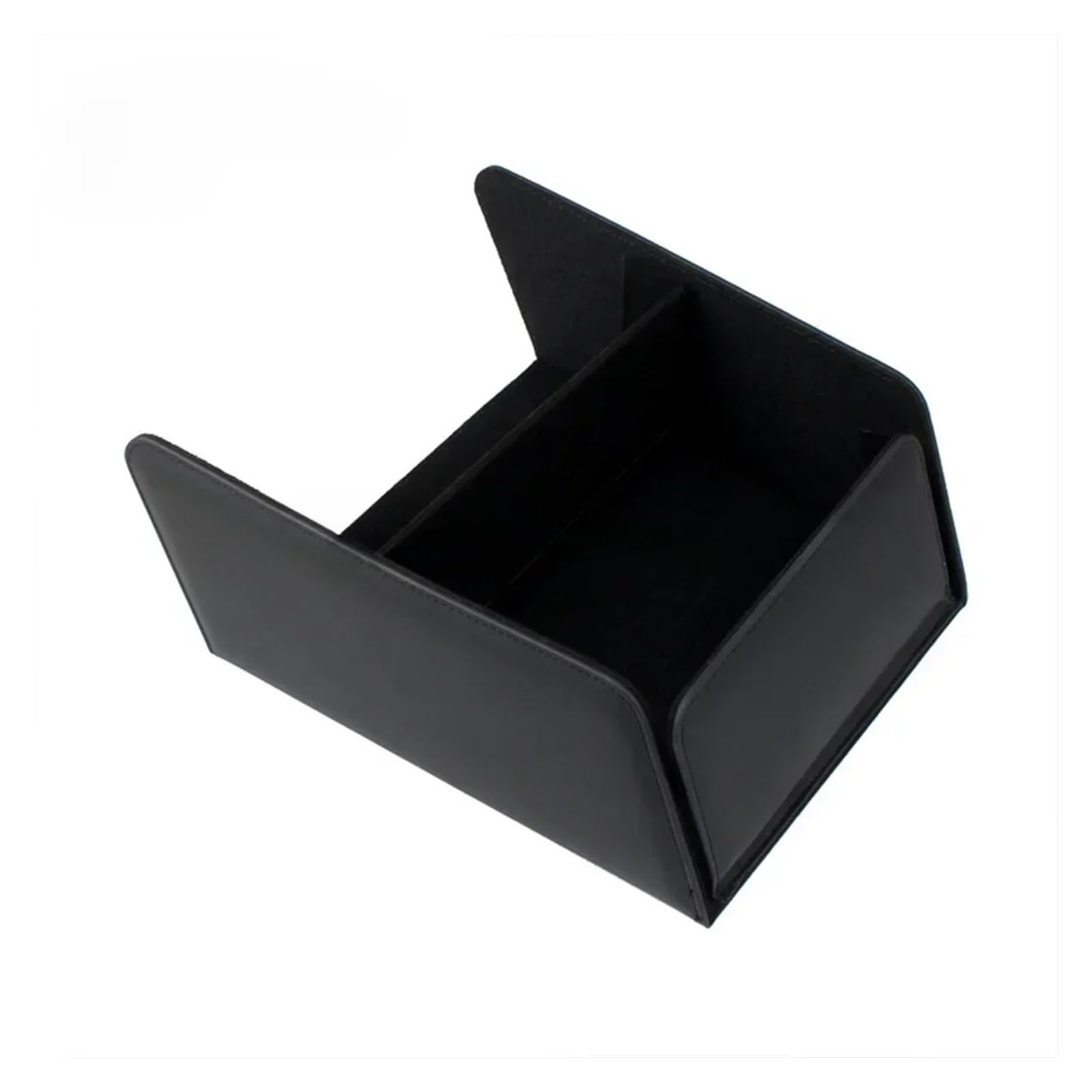 AHRPKAMERD Storage Box For Xpeng G6 Car Lower Central Console Organizer Holder PU Leather Storage Box Case Vehicle Interior Tidying Accessories Center Console Organizer Tray