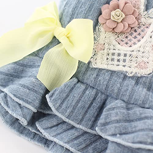 Ropa para perro con abrigo de algodón grueso acolchado S 6