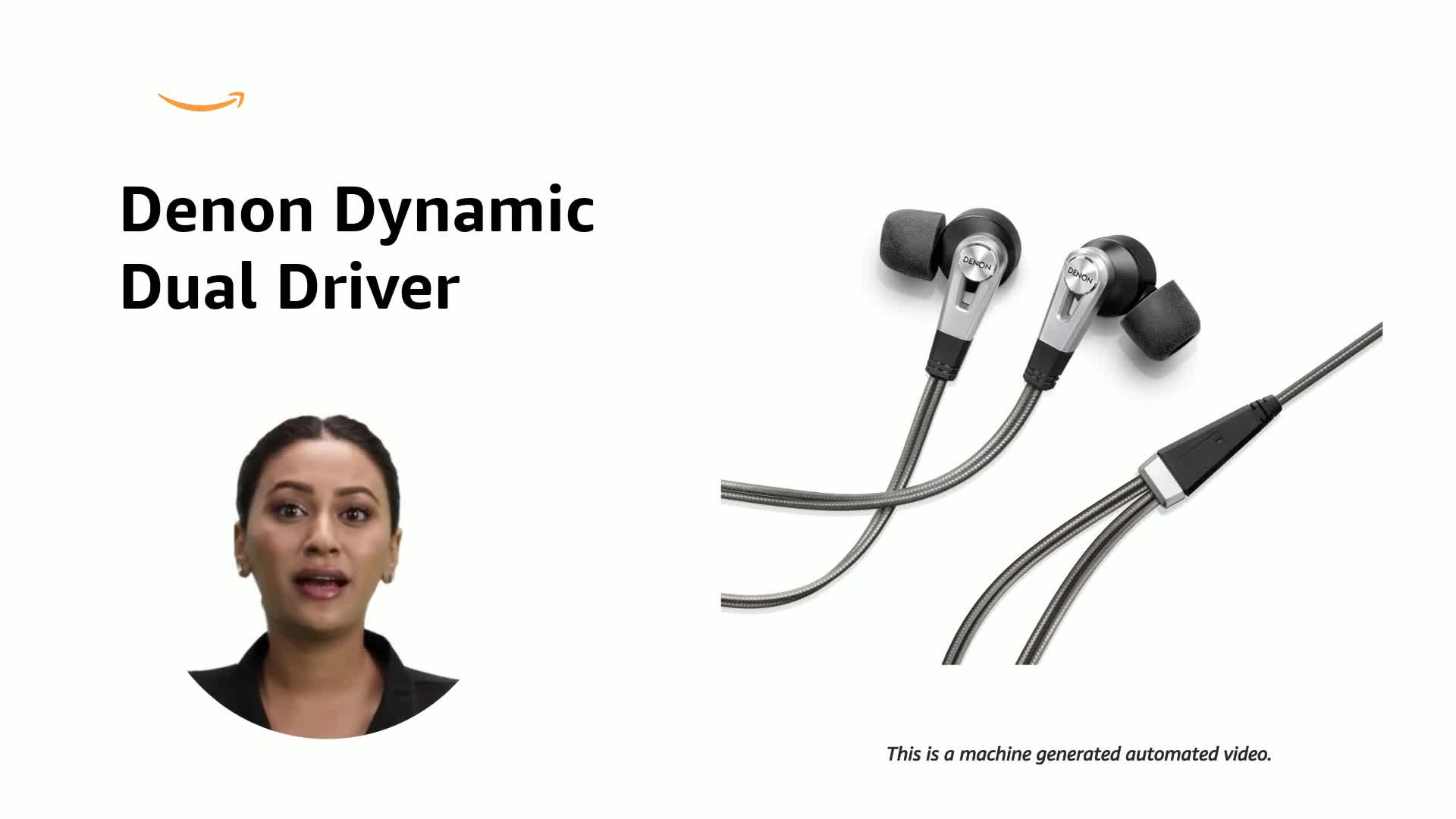 Denon Earphone Canal Type High Resolution Compatible Dynamic Dual