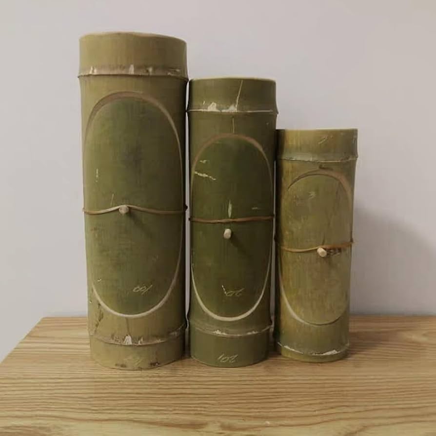 江戸時代〜明治時期 古竹水筒 吸筒 竹筒 銅金具 竹水筒 携帯式 WWWT105 江戸時代〜明治時期 古竹水筒 吸筒 竹筒 銅金具 竹水筒 携帯