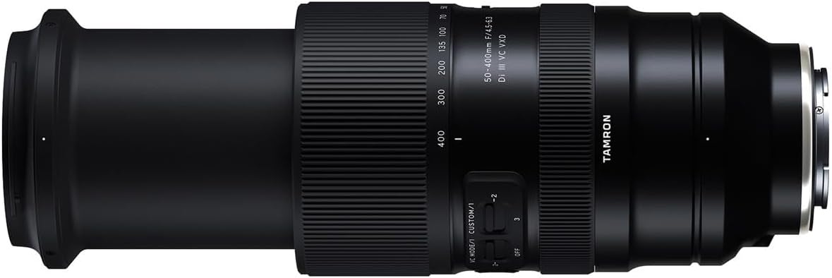 Tamron 50-400mm f/4.5-6.3 Di III VC VXD Lens for Sony Full Frame Mirrorless Cameras