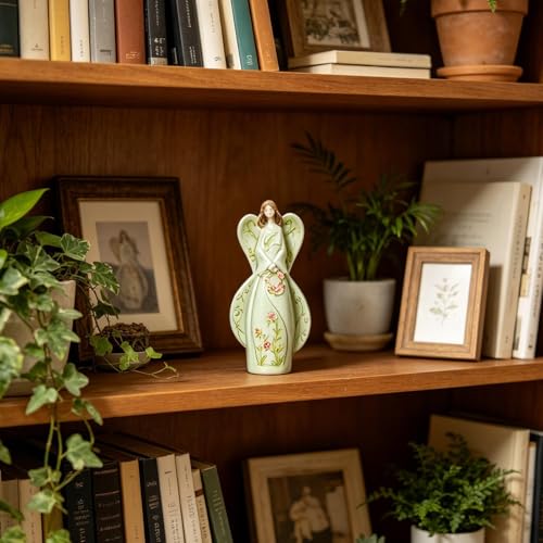 Figurine de fée florale haute qualité en résine peinte à la main - 3