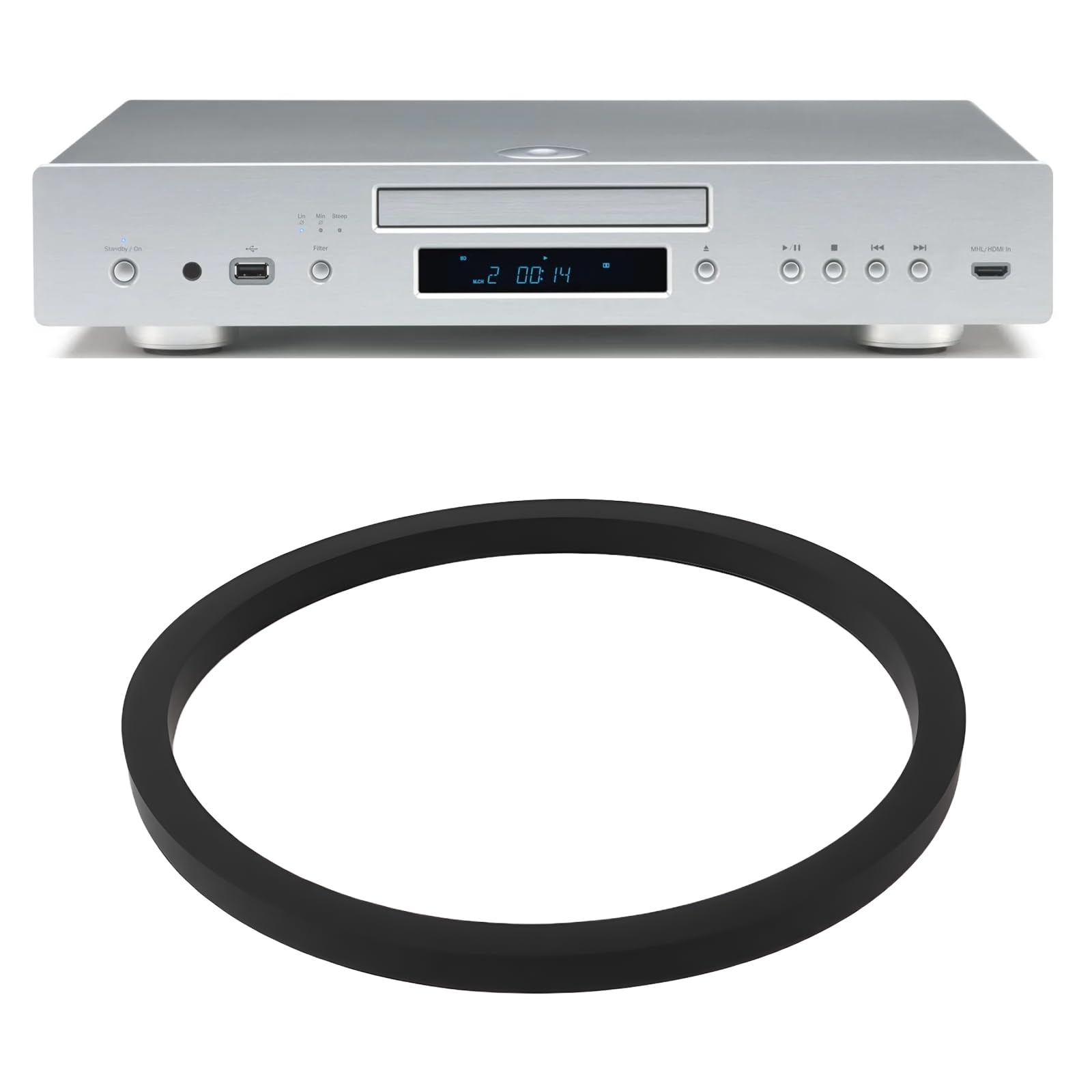 Lot de 10 courroies pour lecteur CD 25 x 28 x 1,5 mm Compatible avec Cambridge Audio Azur 351C 650C 651C 740C 840C 851C