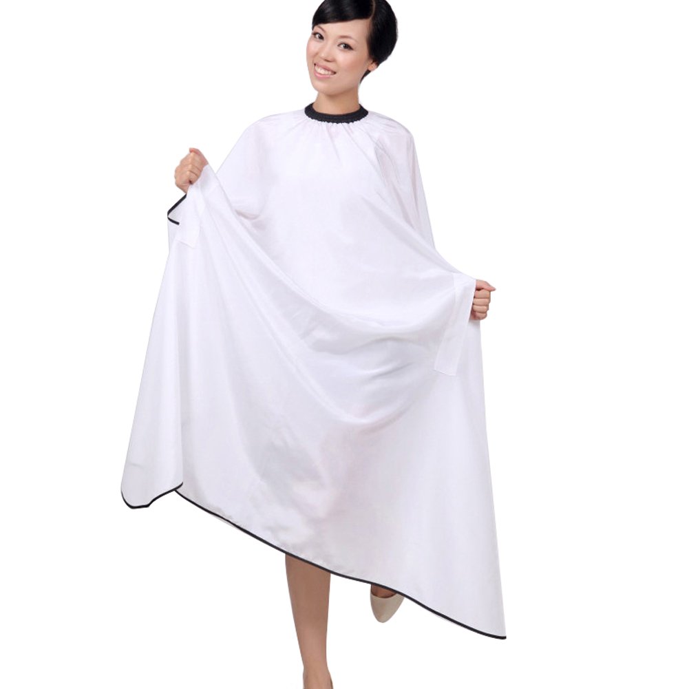 OLizee Hair Cut Hairdressing Cape Cloth Apron Stretch Out Hand Waterproof Salon Barber Gown 57 x 63