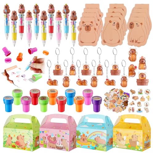 Vanblue Capybara Party Favors Birthday Decorations Party Supplies Pinata Fillers Goodie Bags Stuffers Gifts Prizes Goodie Gift Treat Boxes