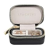 STACKERS LONDON(スタッカーズ ロンドン) トラベル ジュエリーボックス 携帯用 アクセサリーケース 持ち運び サイズ S (ブラック)