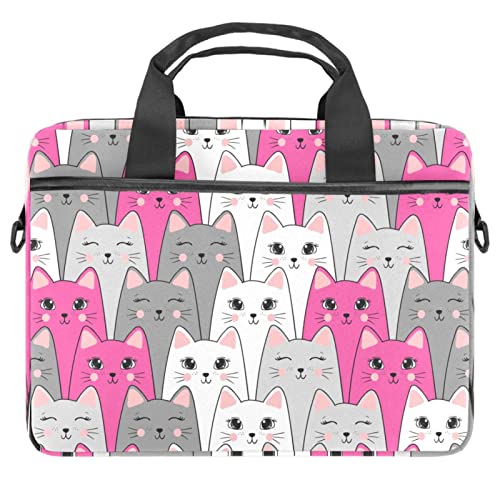 Sacoche ordinateur portable 14 pouces antichoc motif chat - Housse fine 36cm