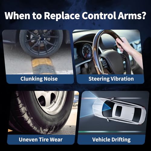 Front Lower Control Arm with Ball Joint Fit for Lexus RX350 RX350L RX450H RX450HL 2010-2020, Toyota Highlander 2008-2019, Venza 2009-2016 - 2 PCS Suspension Kit K622945 K622944 - Image 6