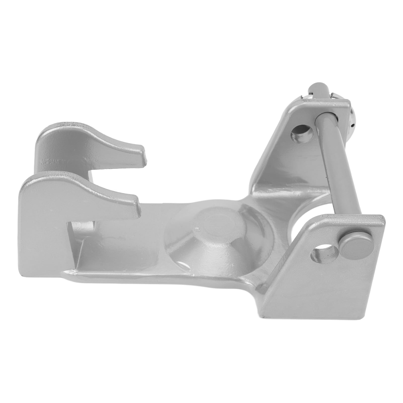 Cryfokt Cerradura de Enganche de Remolque, Grado Profesional, Ajustable, 2 Pines para Transportadores de Ganado, Material de Acero Inoxidable (Silver)