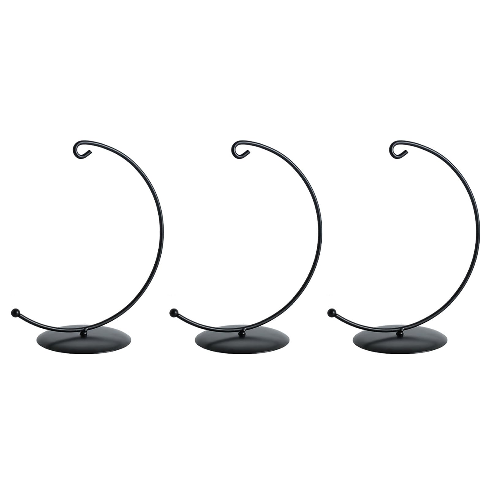 Jazuaiao 3 Pieces Wrought Iron Wall Shelf for Miniature Gardens and for Tabletop Decorations Gardens Crystals Balls and Tabletop Decorations