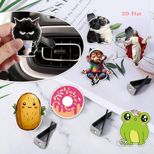Image of Cute Car Air Freshener Clips Bee Car Vent Clip Bee Cars Scents Cologne Air Conditioner Clip Auto Vent Interior Decoration Cars Accessories Bees Loves Gifts for Women Men