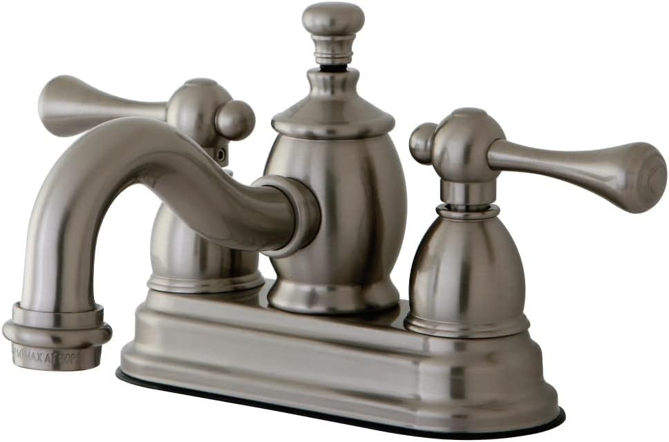 Kingston Brass KS7101BL 4 in. Centerset Bathroom Faucet, Polished Chrome