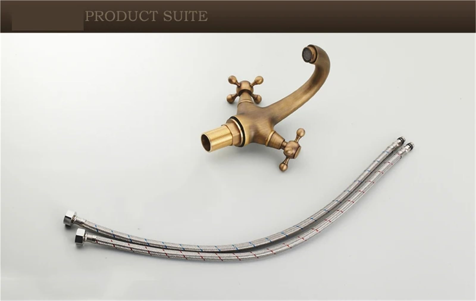 Grifo de lavabo de bronce