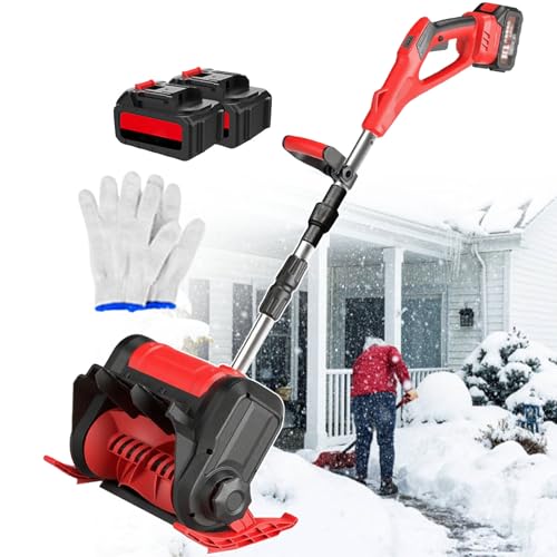 Souffleuse à neige sans fil 21 V, largeur 30 cm, direction réglable 45°, pliable terrasse allée