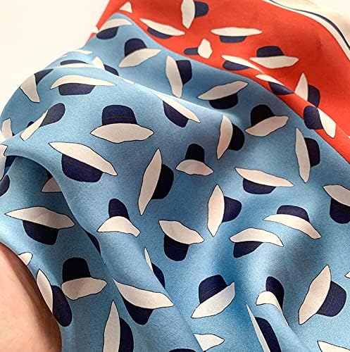 MEISEE 100% Pure Mulberry Silk Scarf 27"'x27(in) Square Scarf Head Scarf Neck scarf Headscarf for Women with Gift Packed - Image 3