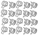uxcell 20 Pcs 16mm Spring Band Type Action Fuel Hose Pipe Low Pressure Air Clip Clamp