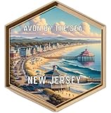 Avon by The Sea New Jersey Travel Destination Souvenir Vinyl Decal Sticker 4-Inch