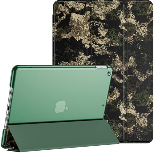 Image of ProCase for iPad 9th / 8th / 7th Generation Case 10.2 Inch (2021 /2020 /2019 Release), 10.2 iPad Case 9th / 8th / 7th Gen Cover, Slim Smart Cover with Translucent Hard Shell Back -Camouflage