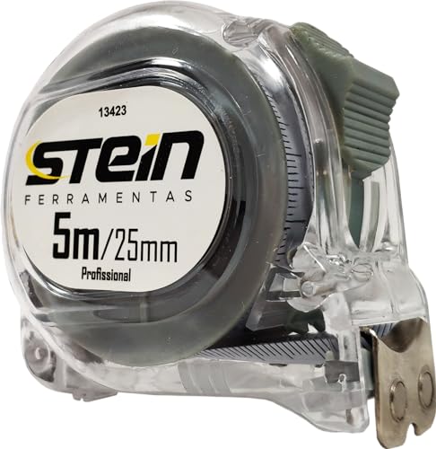 Trena Profissional Transparente Dupla Face Stein (5m x 25mm)