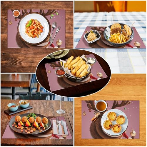 Sets de table amusants anti-taches pour simplifier vos repas