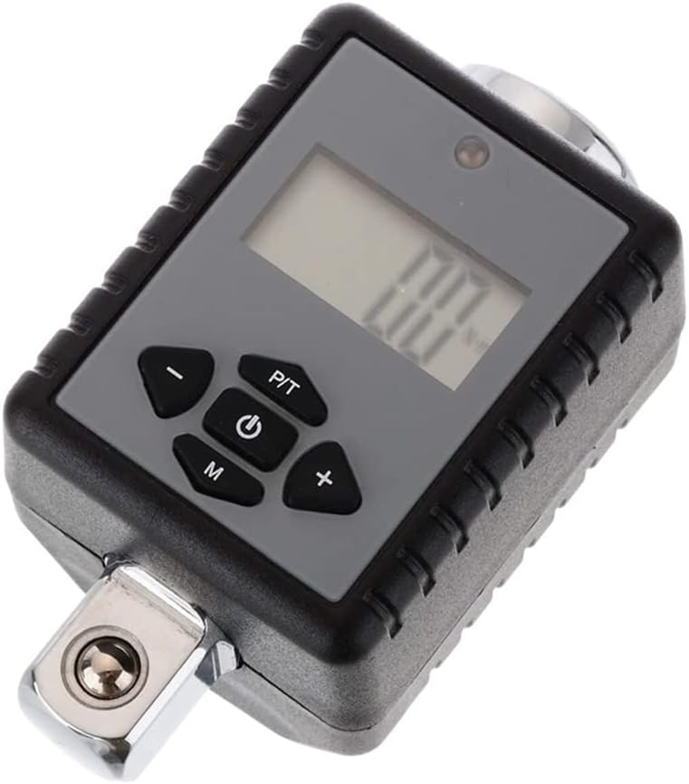 ThreeH 1/4 Inch Digital Torque Adapter (0.22-22.1ft-lb/0.3-30Nm) with Buzzer and LED Flash 1/4'' Drive Digital Torque Wrench Converter