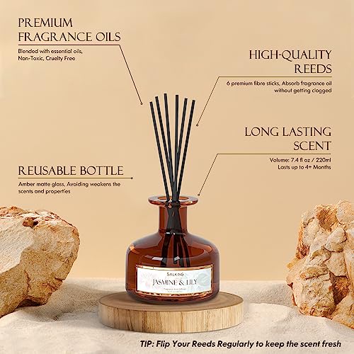 Salking Diffusore a Lamella Fragranza Gelsomino e