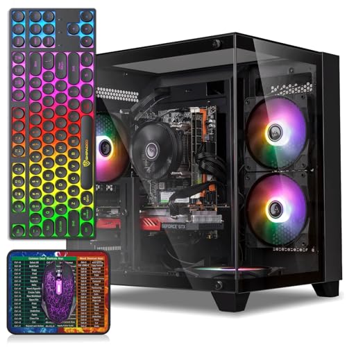 Image of Prebuilt Gaming PC Computer,Core i7 Tower Desktop,RX580 8G,Win11.