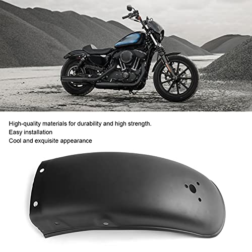 Image of Motorcycle Rear Tire Mud Flap, Metal Wheel Mudguard Rear Guard Fit for VN800 All Models Heavy Duty Steel Construction Splash Protection for Street Cruiser Use