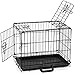 Precision Pet Products Two Door Provalue Wire Dog Crate, 19 Inch, For Pets up to 15 lbs, With 5-Point Locking System
