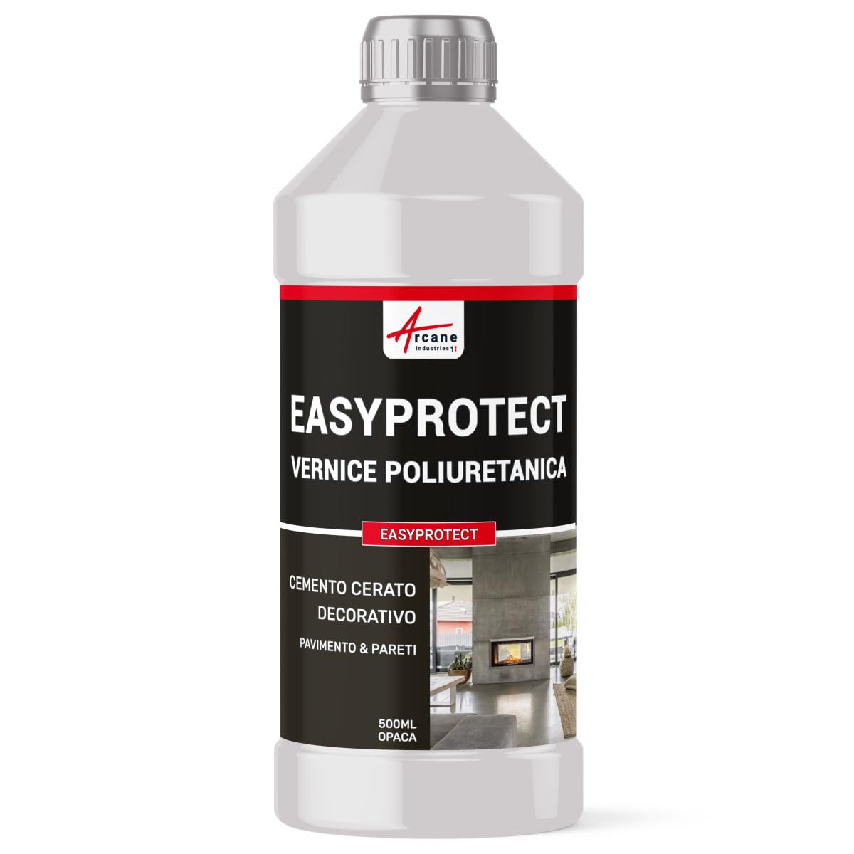 ARCANE INDUSTRIES Vernice poliuretanica per Cemento, per Pavimenti e pareti - EASYPROTECT - 116-5 m
