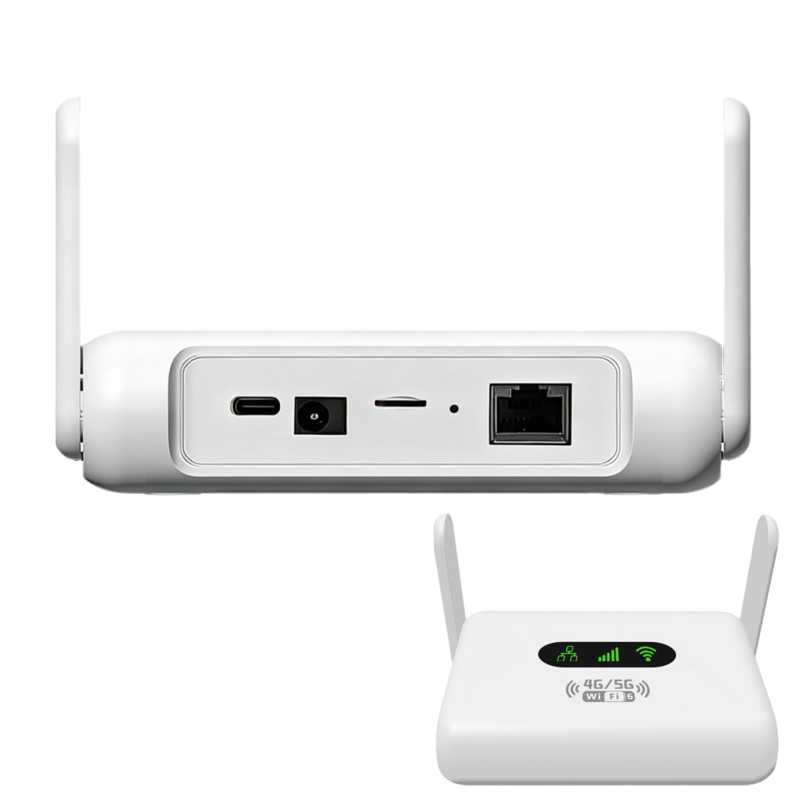 Portable WiFi Router for Travel, 4G WiFi 6 Mobile Router with Sim Slot, LAN/WAN Port, 300Mbps, 2 High Gain Antennas, MU-MIMO, Up to 18 Devices, Mini Routers for Home, Hotel, Plane-image-14