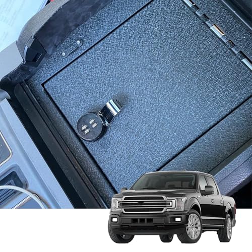 KEREN Center Console Gun Safe for Ford F150 (2015-2020)