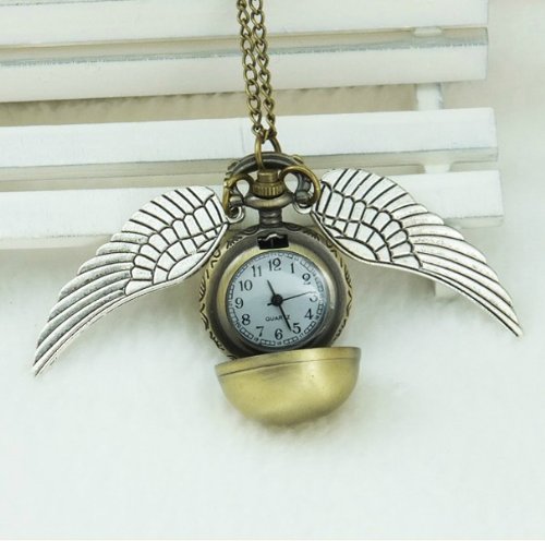 Harry potter snitch watch necklace Clearance