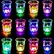 Joycabin 12 Stück LED Schnapsglas, Schnapsgläser Leuchtende, Neon Party Lustig Shotgläser für Karneval Geburtstag Deko Bachelorette Party Braut Dekoration Silvesterparty