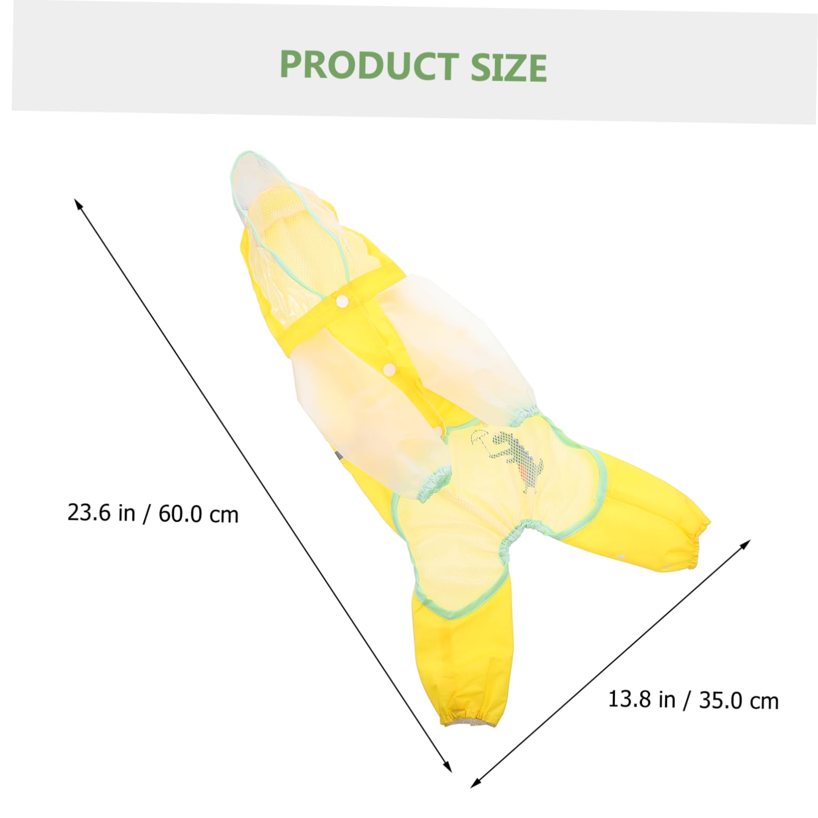 Manteaux de Pluie pour Chien imperméables, imperméable pour Chien, 5 pièces imperméable réfléchissant pour Chien en Taffetas de Polyester Fournitures pour Anima
