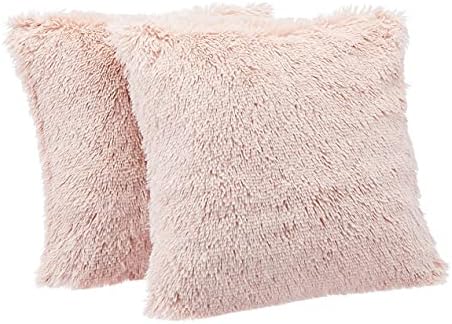 Amazon Basics Shaggy Long-Pile Faux Fur Sherpa Throw Blanket, 127 x 152 cm - Black