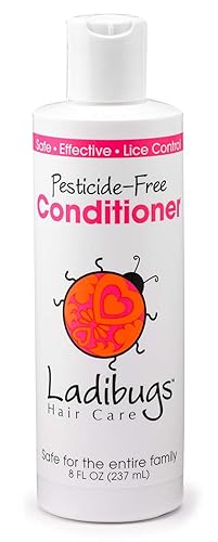 LADIBUGS Lice Prevent Conditioner 8oz | Natural, Essential Oils, Sulfate-free