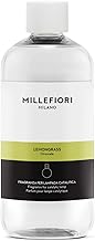 Millefiori Milano - Catalytic Lamp Refill 500 ml, Lemon Grass - Fresh and Citrus Fragrance for Room Fragrance